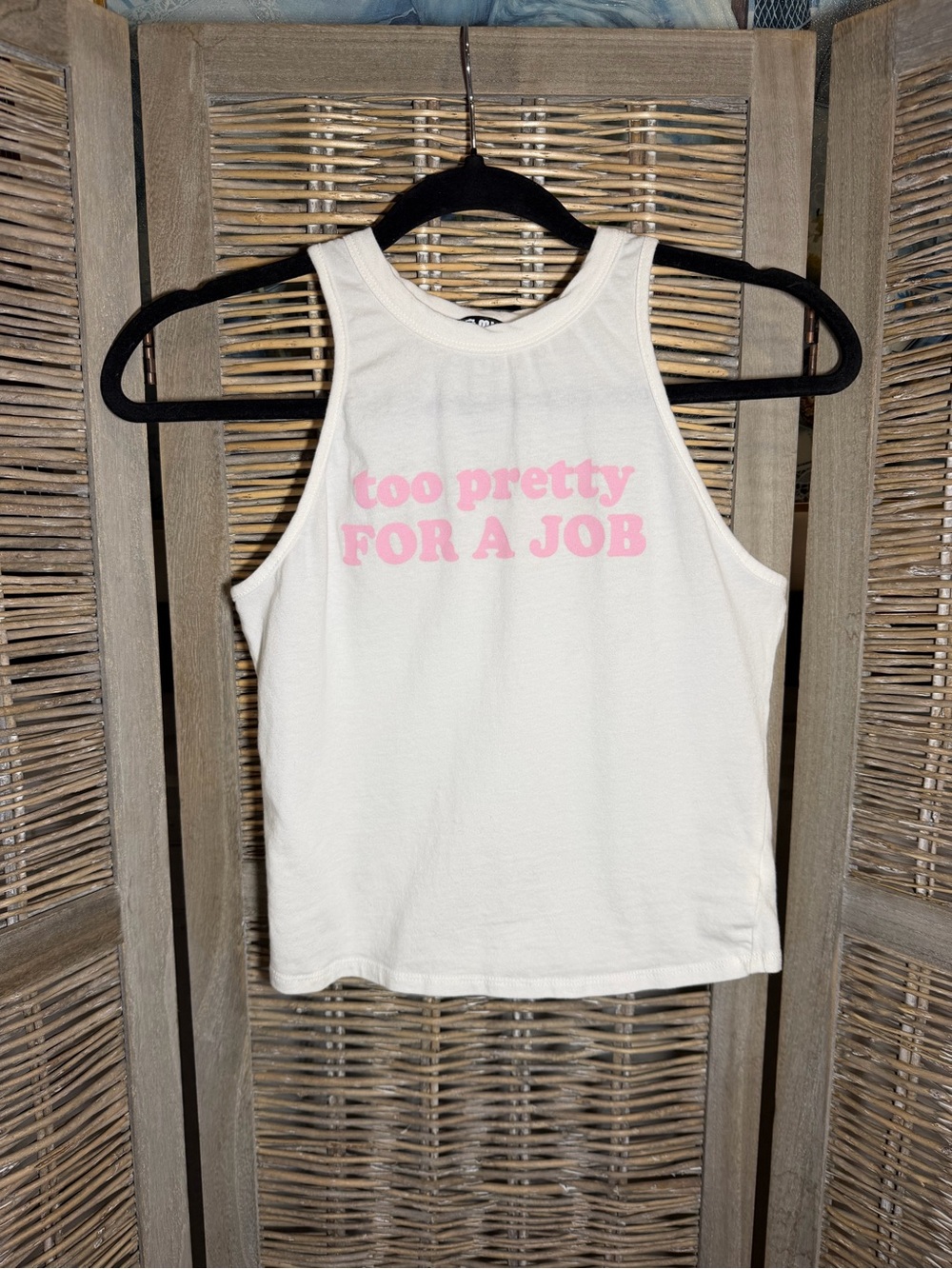 Y2K Graphic Baby Doll Tank - size Large (runs small)